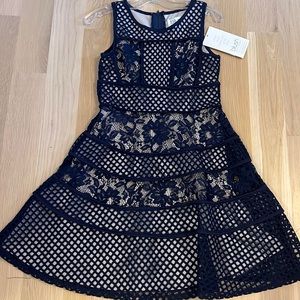 Navy blue dress from Blush by us Angles